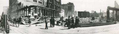 San Francisco efter jordbävningen 1906 av American Photographer