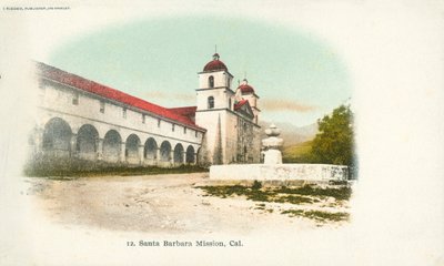 Santa Barbara Mission, Kalifornien (färgfoto) av American Photographer