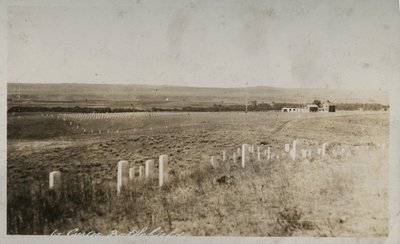 Scen på Custer Battlefield av American Photographer