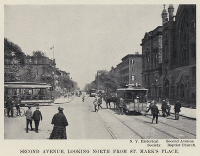 Second Avenue, ser norrut från St Mark