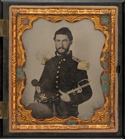 Underlöjtnant Henry W. Hayden,1863 (foto) av American Photographer
