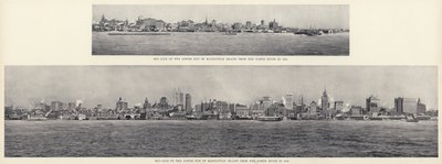 Sky-Line of the Lower End of Manhattan Island från North River (s/v foto) av American Photographer