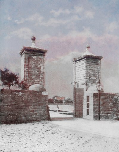 Old City Gateway, St Augustine (färgfoto) av American Photographer