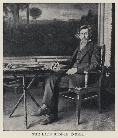 Den bortgångne George Inness (s/v foto) av American Photographer