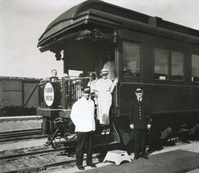 Observationsbilen för all-Pullman lyxen "Florida Special" från Florida East Coast Railway, New York till Miami av American Photographer