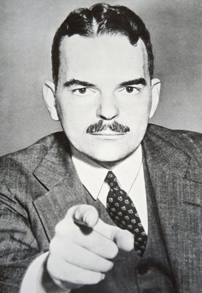 Thomas E. Dewey (1909-71) (s/v foto) av American Photographer