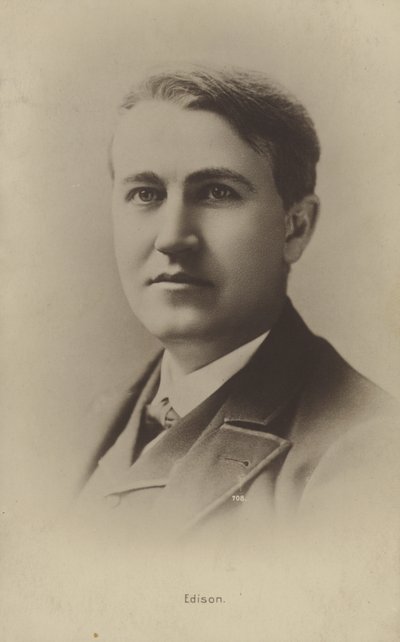 Thomas Edison (1847-1931), amerikansk uppfinnare av American Photographer