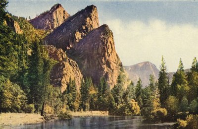 Tre bröder, Yosemite National Park (färgfoto) av American Photographer