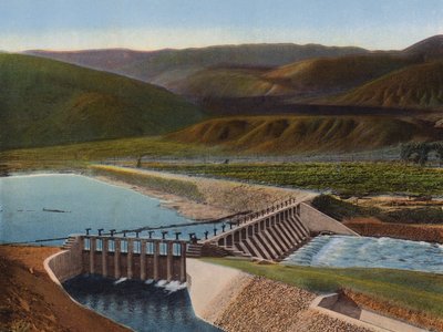 Truckee River Dam, Nevada (färgfoto) av American Photographer