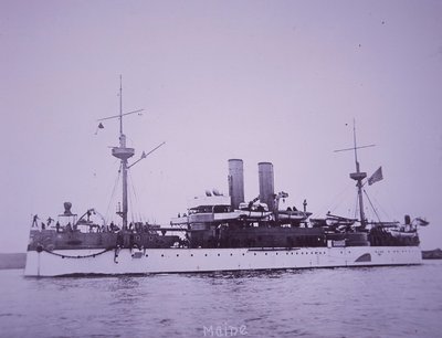 USS Maine, senare sänkt i Havannas hamn av American Photographer