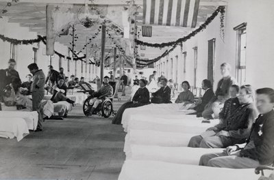 Avdelning på Armory Square Hospital, Washington DC, ca 1865 av American Photographer