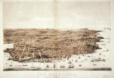 Ett fågelperspektiv över San Francisco av American School