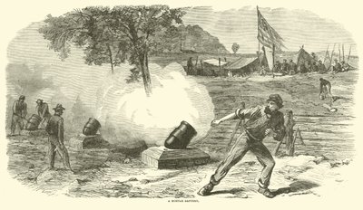 Ett murbruksbatteri, juni 1864 av American School