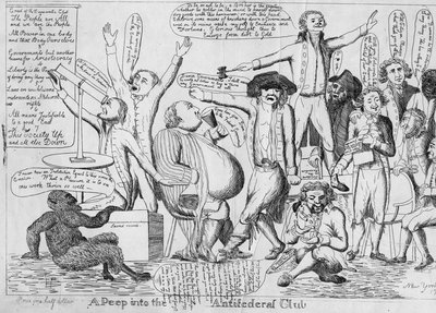 En titt in i den anti-federala klubben av American School