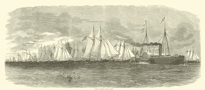 Admiral Porters murbruksflotta, 1862 av American School