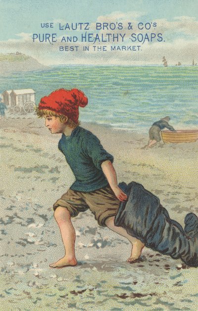 Annons för Lautz Bros & Cos Pure and Healthy Soaps, c.1880 av American School