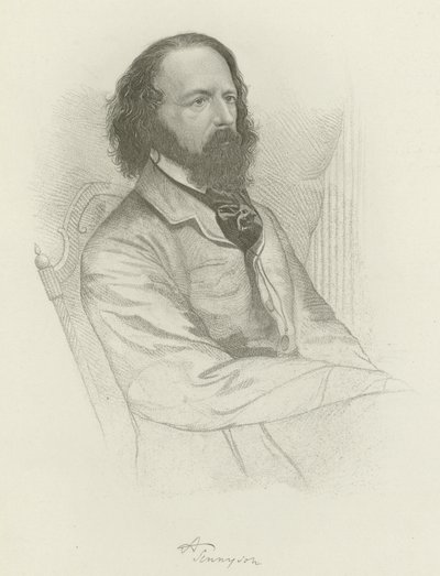 Alfred, Lord Tennyson av American School