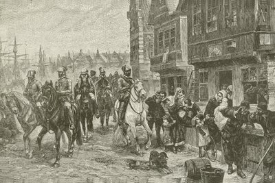 Alvas Last Ride through Amsterdam, från målningen av Chas Rochussen av American School