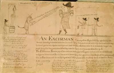An Exciseman, ca 1790 (teckning) av American School