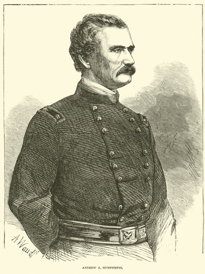 Andrew A Humphreys, augusti 1863 av American School