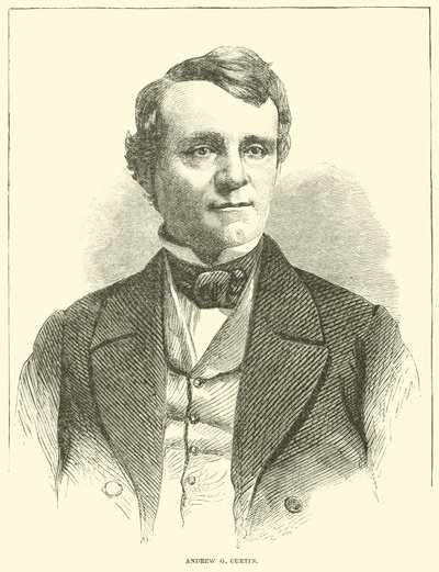 Andrew G Curtin, december 1863 av American School