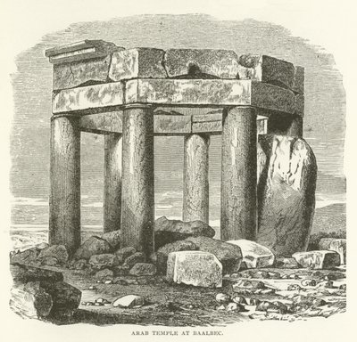 Arabiskt tempel i Baalbec av American School