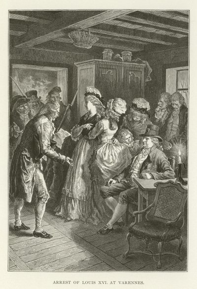 Gripande av Ludvig XVI i Varennes av American School