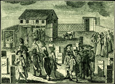 Ashkenazi-judisk begravning, från "The Jewish Encylopedia av American School