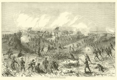Angrepp på Fort McAllister, december 1864 av American School