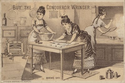 Bakningsdag (litho) av American School
