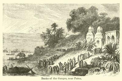 Banks of the Ganges, nära Patna av American School