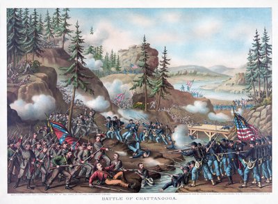 Slaget vid Chattanooga, pub. Kurz  Allison av American School
