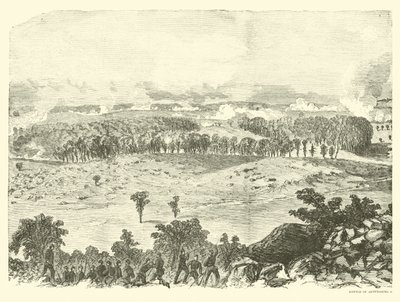 Slaget vid Gettysburg, Summit of Little Round Top, 2 juli, juli 1863 av American School