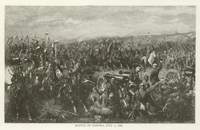 Slaget vid Sadowa, 3 juli 1866 av American School