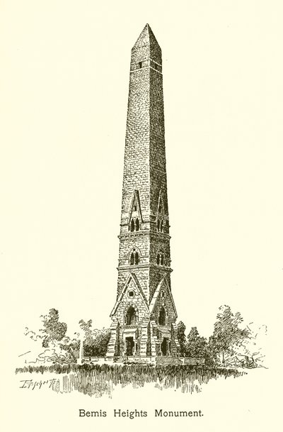Bemis Heights monument av American School