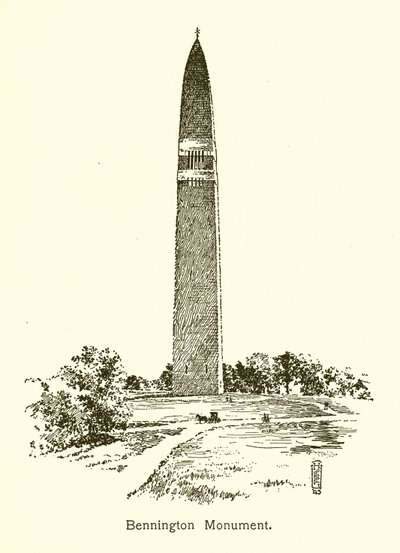Bennington monument av American School