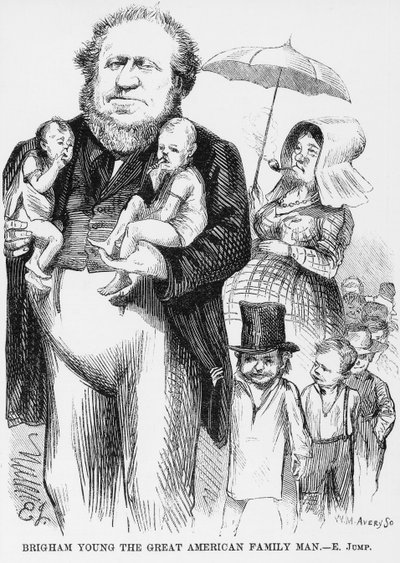 Brigham Young (1801-77) den store amerikanska familjemannen av American School