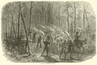 Införa fångar på natten, augusti 1864 av American School