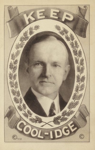 Calvin Coolidge (litografi) av American School