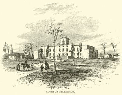 Capitol i Milledgeville, november 1864 av American School