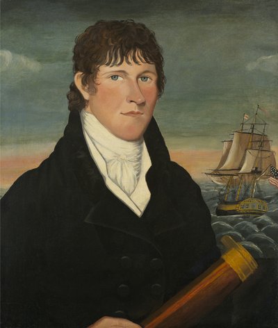 Kapten David Bush, 1812 av American School