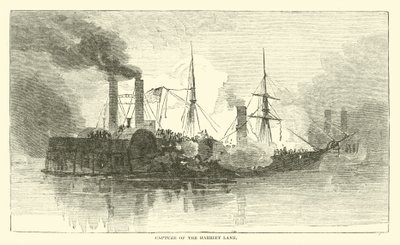 Infångande av Harriet Lane, januari 1863 av American School