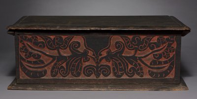 Utskuren ask, 1680-1700 av American School