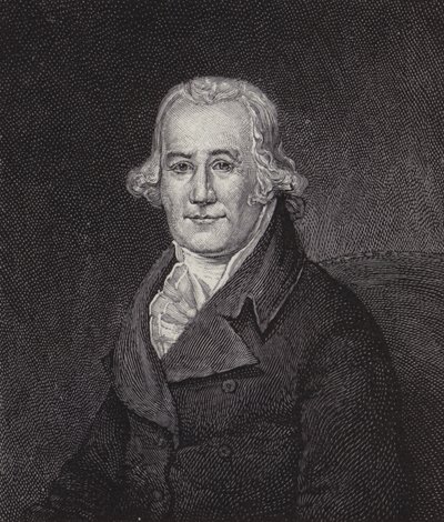 Caspar Wistar, amerikansk läkare och anatom (gravyr) av American School