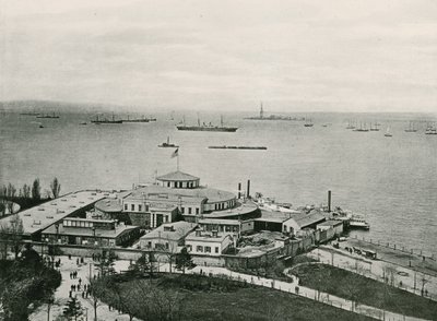 Slottsträdgården (fotogravyr) av American School