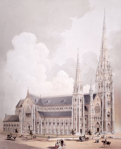 Det heliga korsets katedral, Boston, Massachusetts av American School