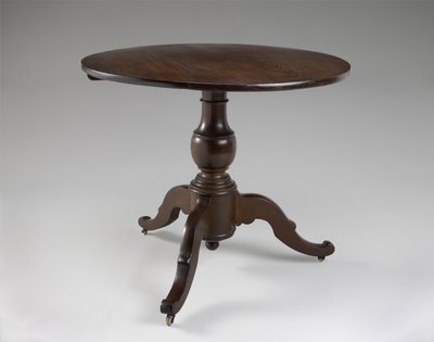 Mittbord, c. 1850-1870 (svart valnöt) av American School