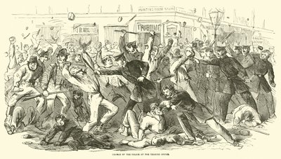 Åtal mot polisen vid Tribunekontoret, juli 1863 av American School