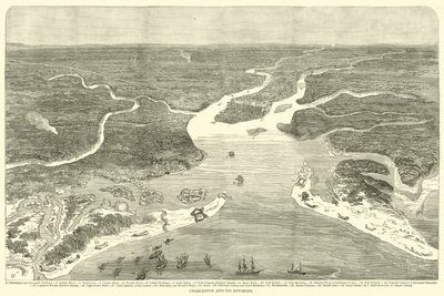 Charleston och dess omgivningar, juli 1863 av American School
