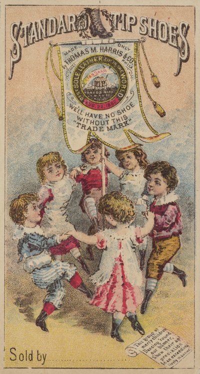 Barn som dansar rund banner av American School